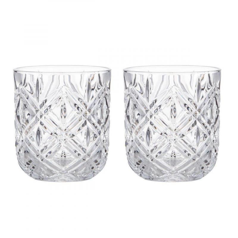 Davis & Waddell  Deluxe Double Old Fashion Set/2 280ml